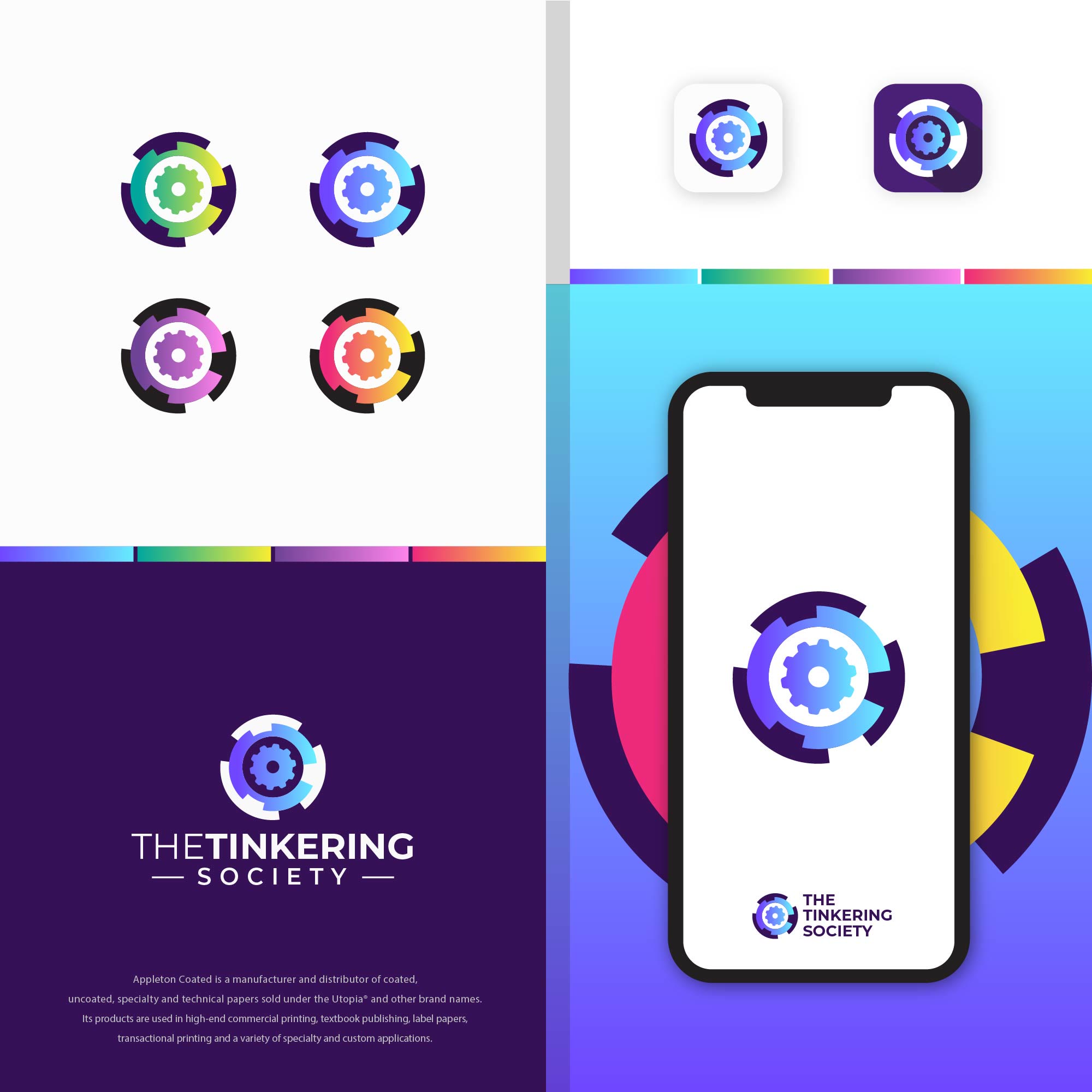 The Tinkering Society App Logo Design